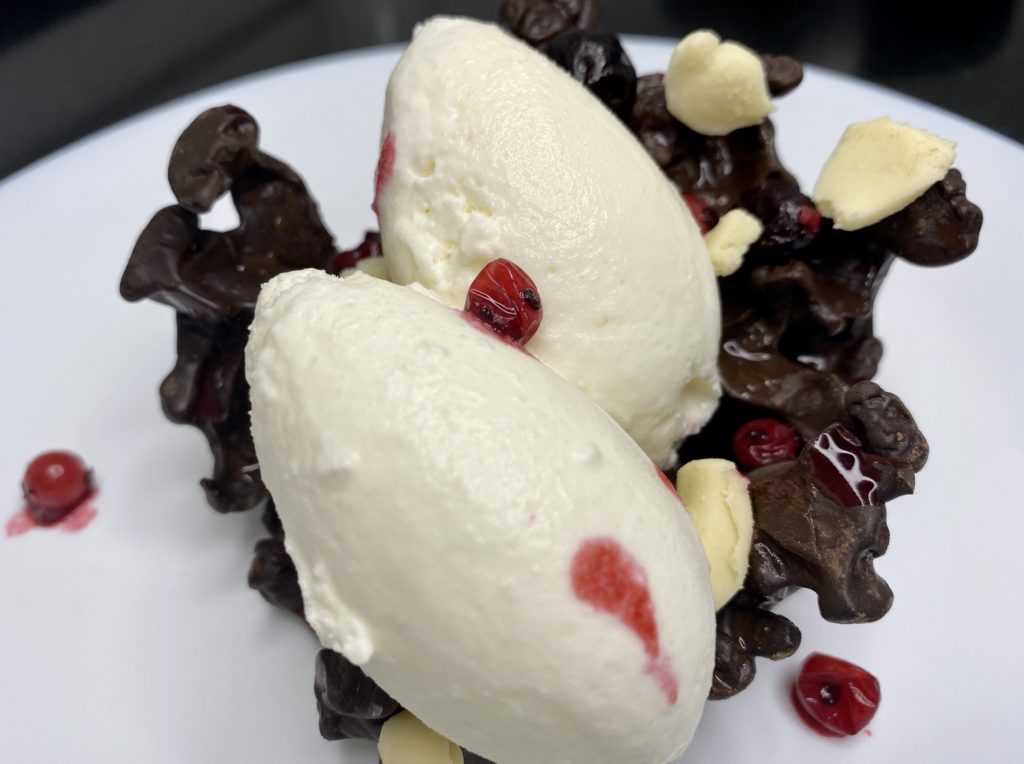 HELADOS CASEROS, receta del helado de chocolate blanco