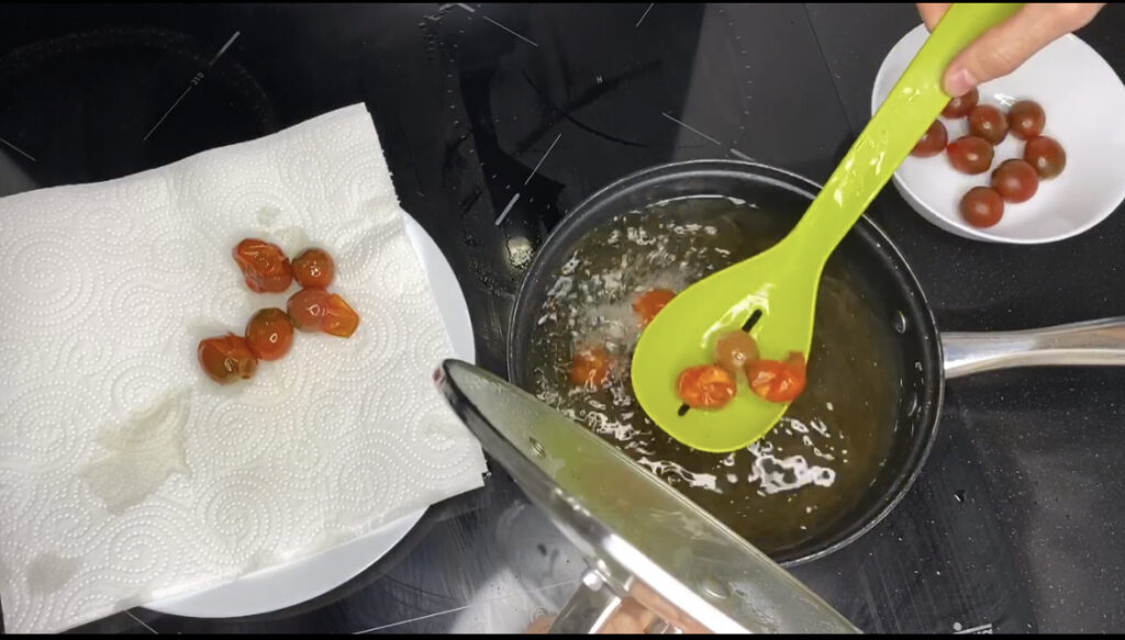 RECETA DE FALAFEL TOMATES CONFITADOS