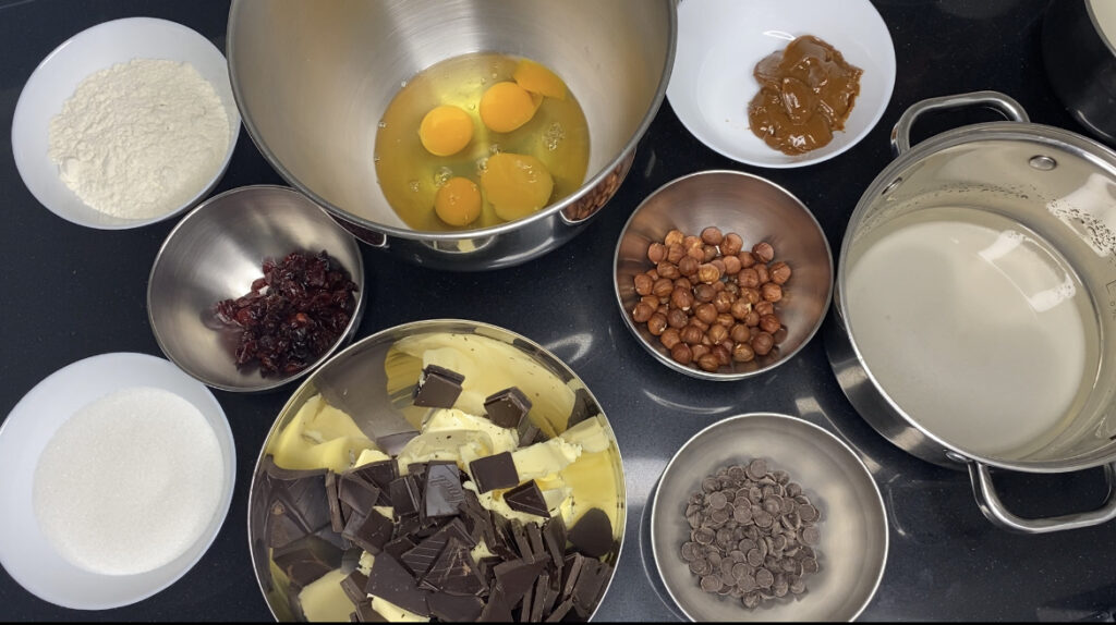 BROWNIE DE CHOCOLATE, INGREDIENTES