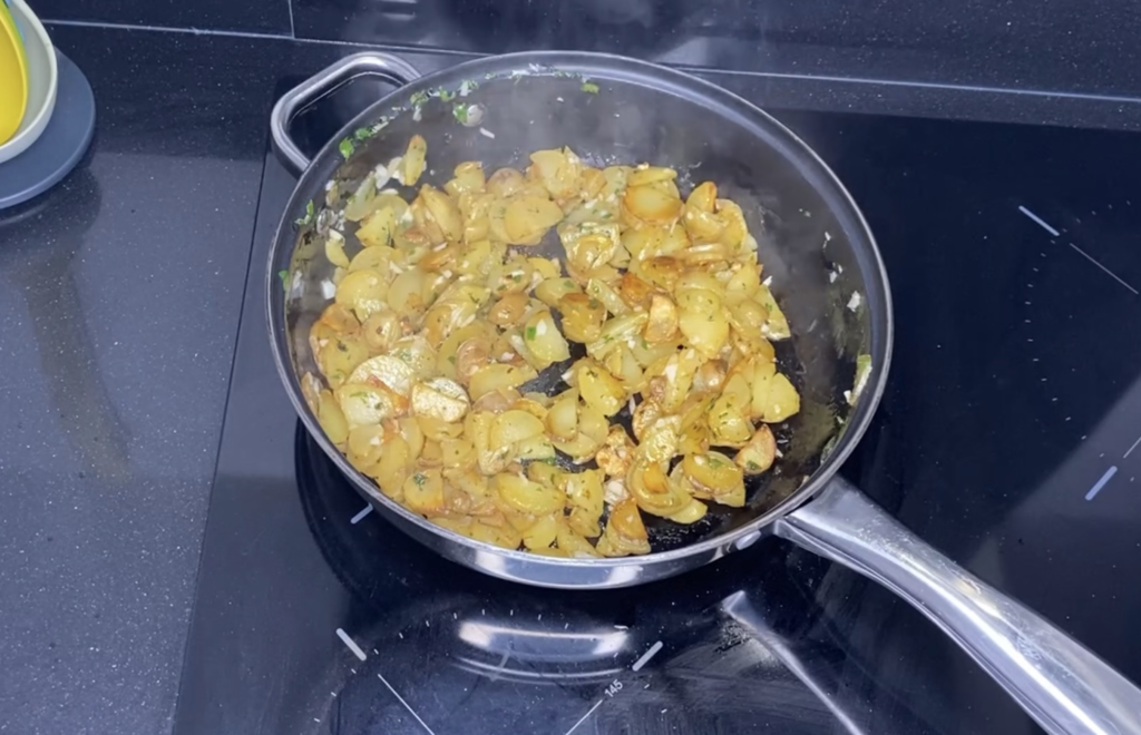 guarnición de hamburguesa vegana